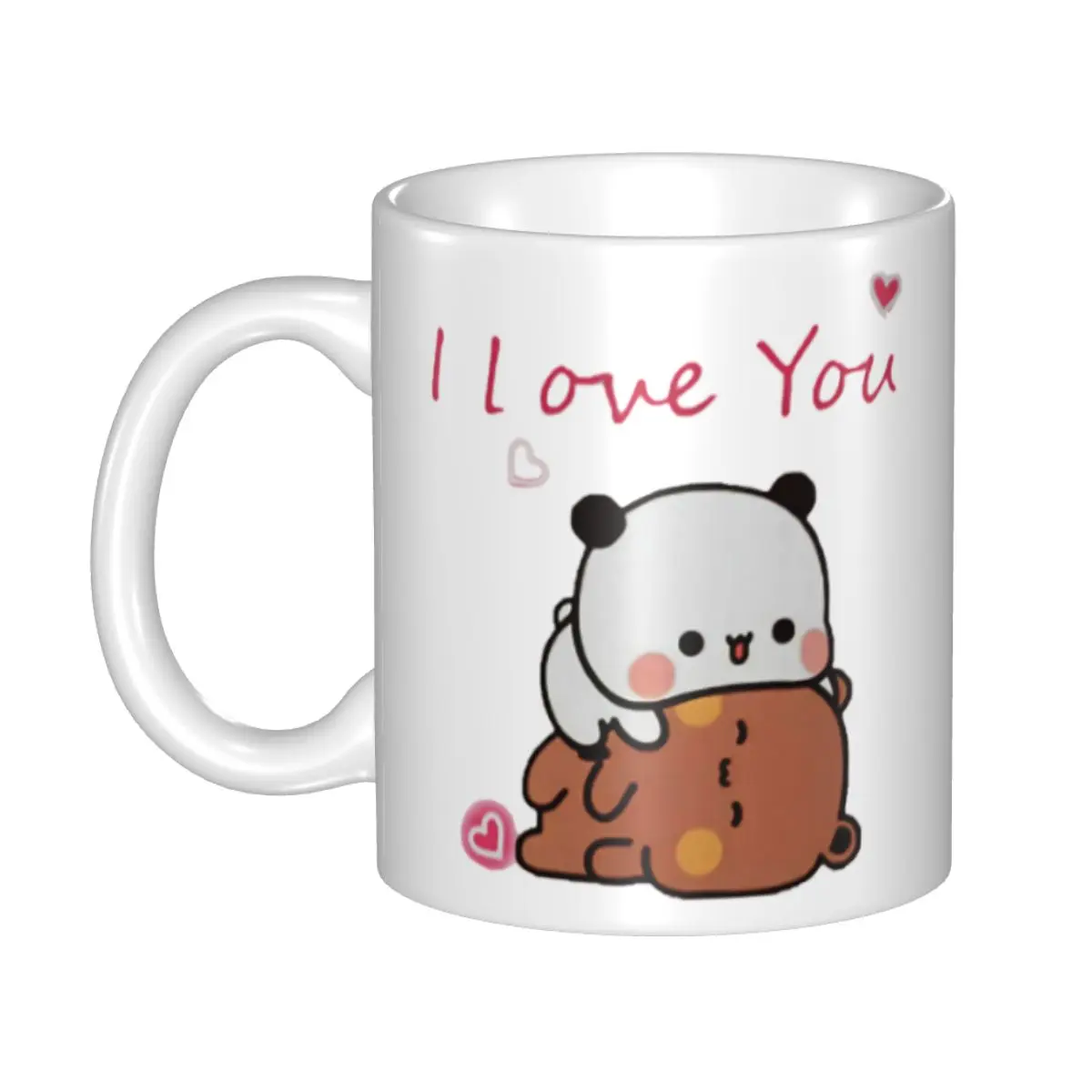 Coffee Tea Love - Panda en Brownie koffiemok DIY gepersonaliseerde