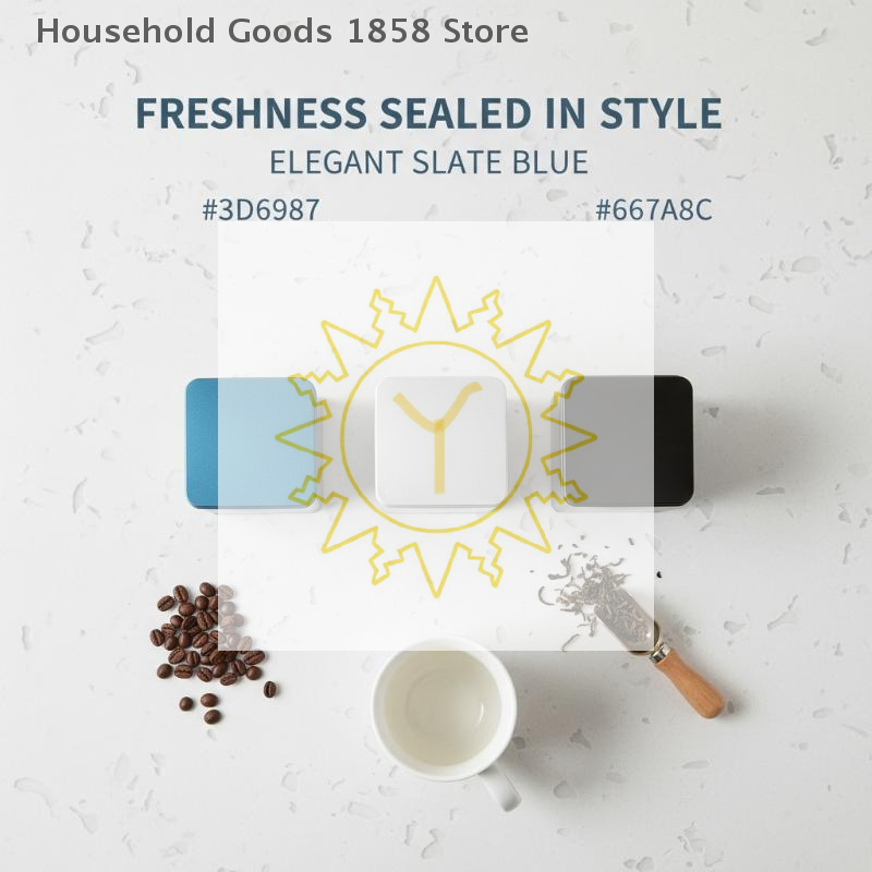 Coffee Bean And Tea Leaf - Koffiebonen Theeblad Suiker Opbergpot Lege theeblikkencontainer
