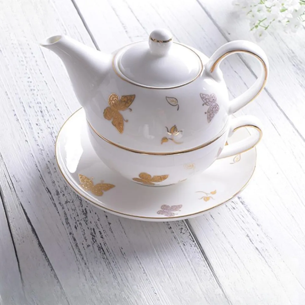 Coffee Tea Jar Set - Bloementheepotten, koffiepot, moeder-kind potten, één pot