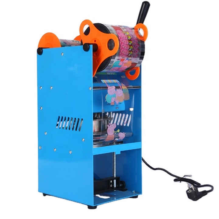 Coffee Tea Boba - Semi-automatische kleine koffiebeker verzegelmachine, plastic yoghurtbeker,