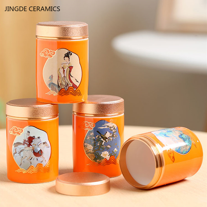 Coffee Tea Jar Set - 1 Stuk Chinese Draagbare Reizen Thee