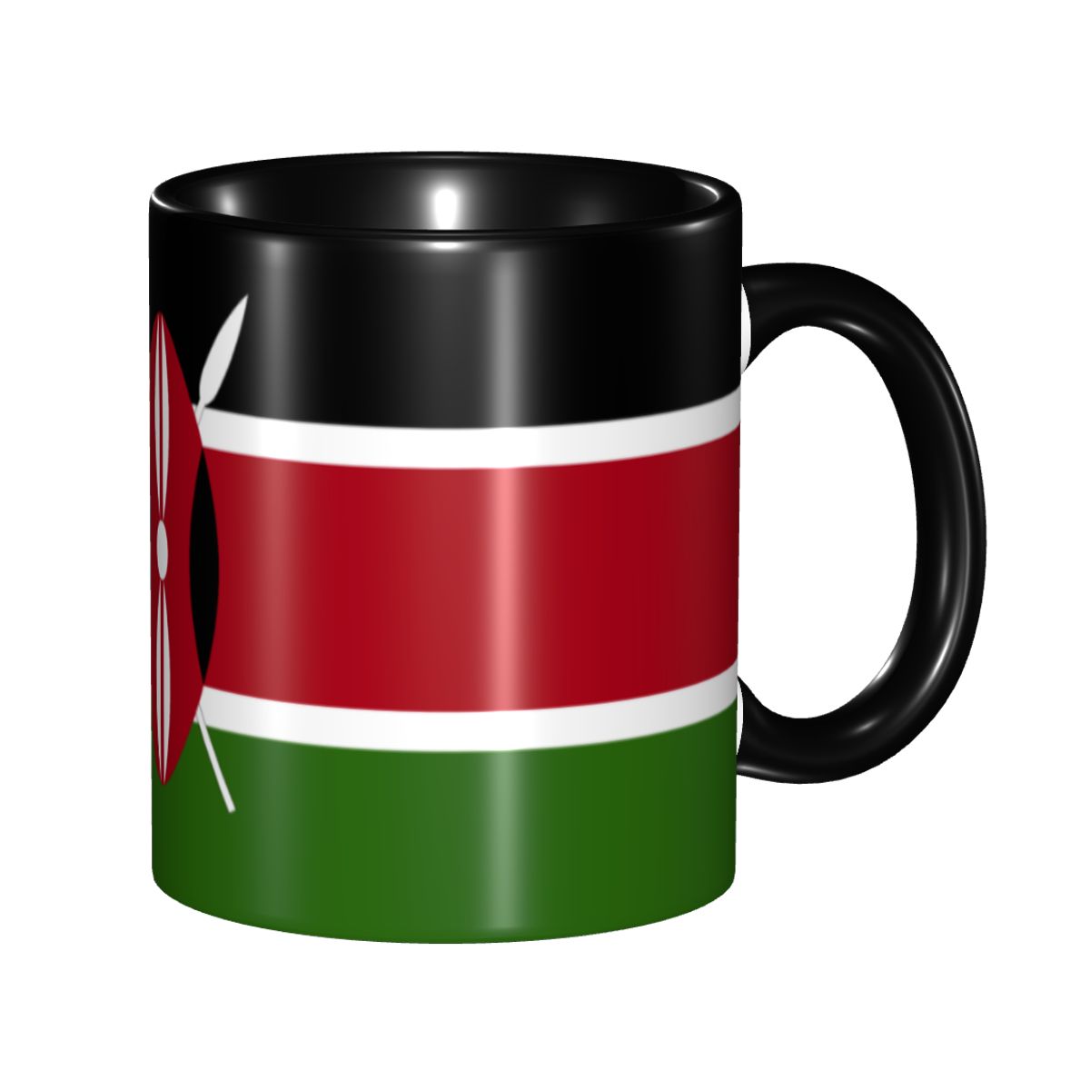 Coffee Tea Kenya - Kenia vlag koffiemok DIY aangepaste keramische