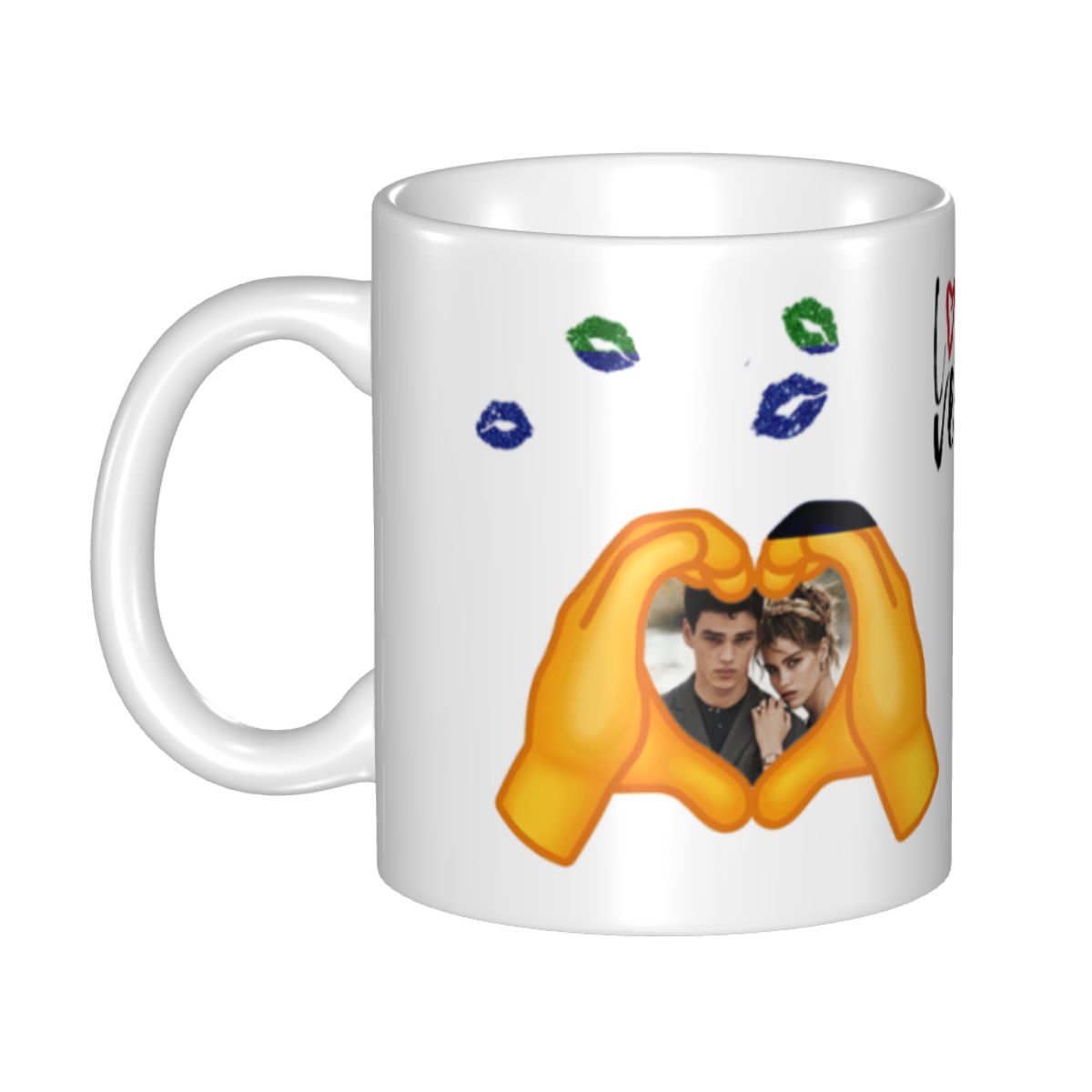 Coffee Tea Picture - Aangepaste paar foto aangepaste gezicht gepersonaliseerde