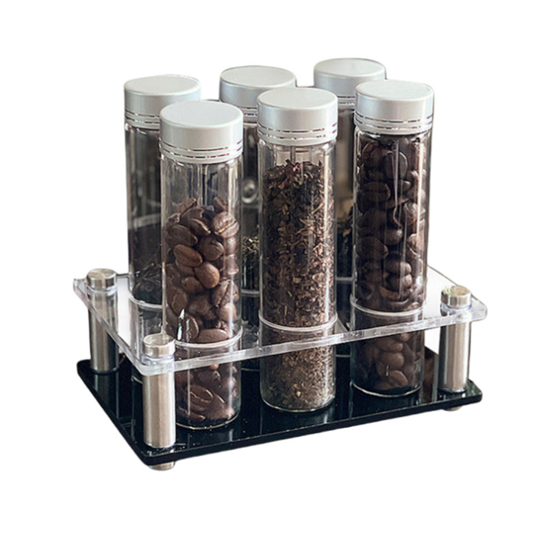 Coffee Tea Beans - Koffiebonen opslagcontainer Draagbare koffie opslagpot Displayrek