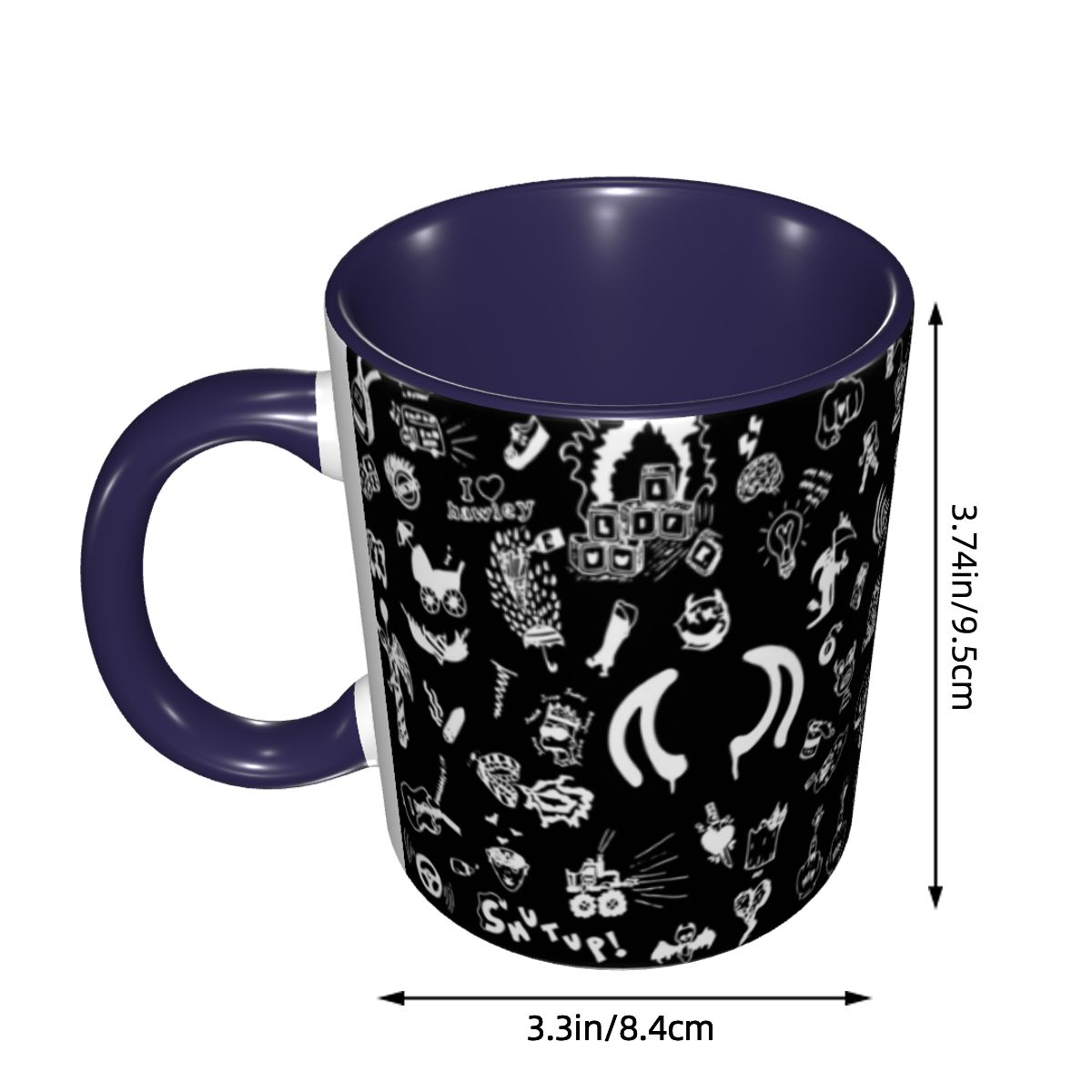 Yungblud Drawings Tattoo Sheet - Coffee Tea Drawing recensie en prijs