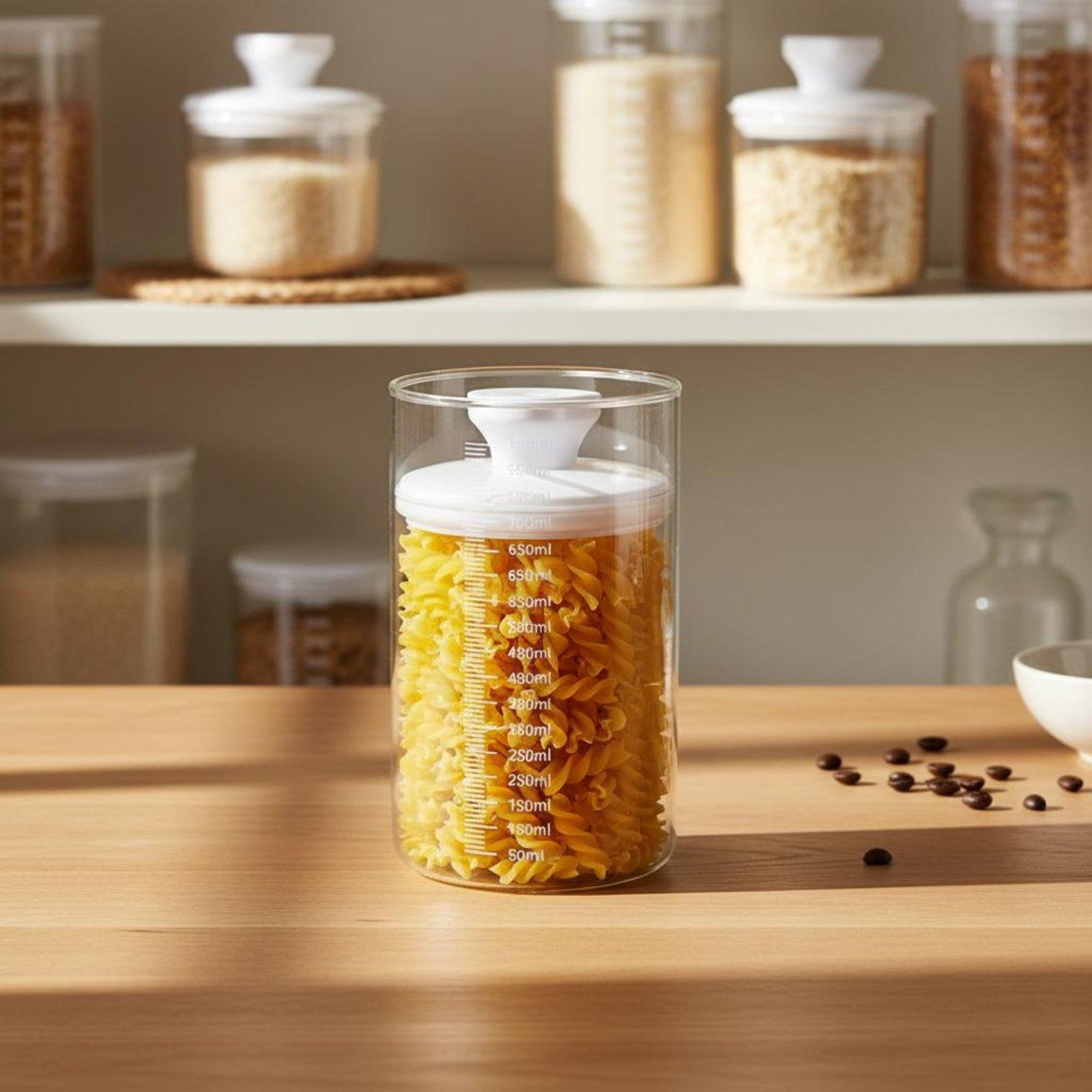 Glazen voorraadpot voor in de  - Coffee Bean And Tea Leaf recensie en prijs