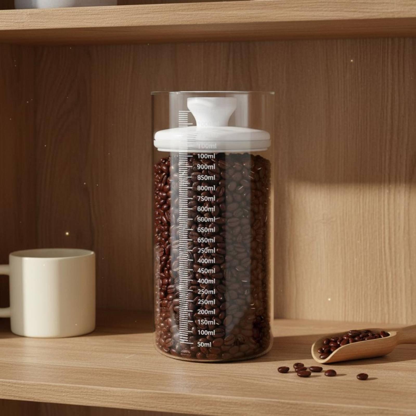 Glazen voorraadpot voor in de  - Coffee Bean And Tea Leaf recensie en prijs