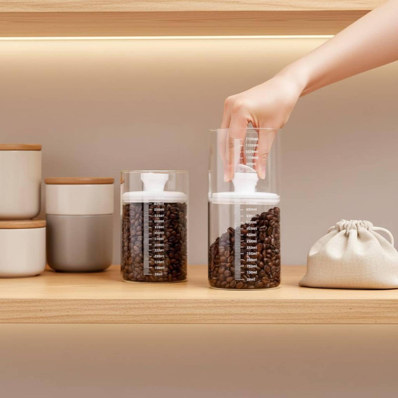Glazen voorraadpot voor in de  - Coffee Bean And Tea Leaf recensie en prijs