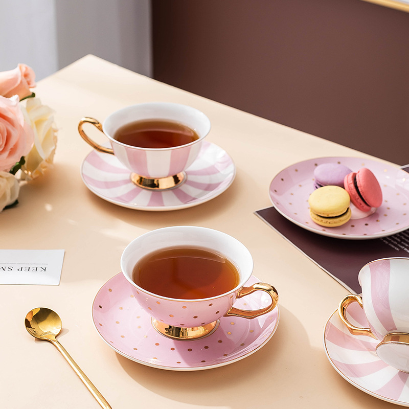 Keramische roze koffiemokken m - Coffee Tea Set recensie en prijs