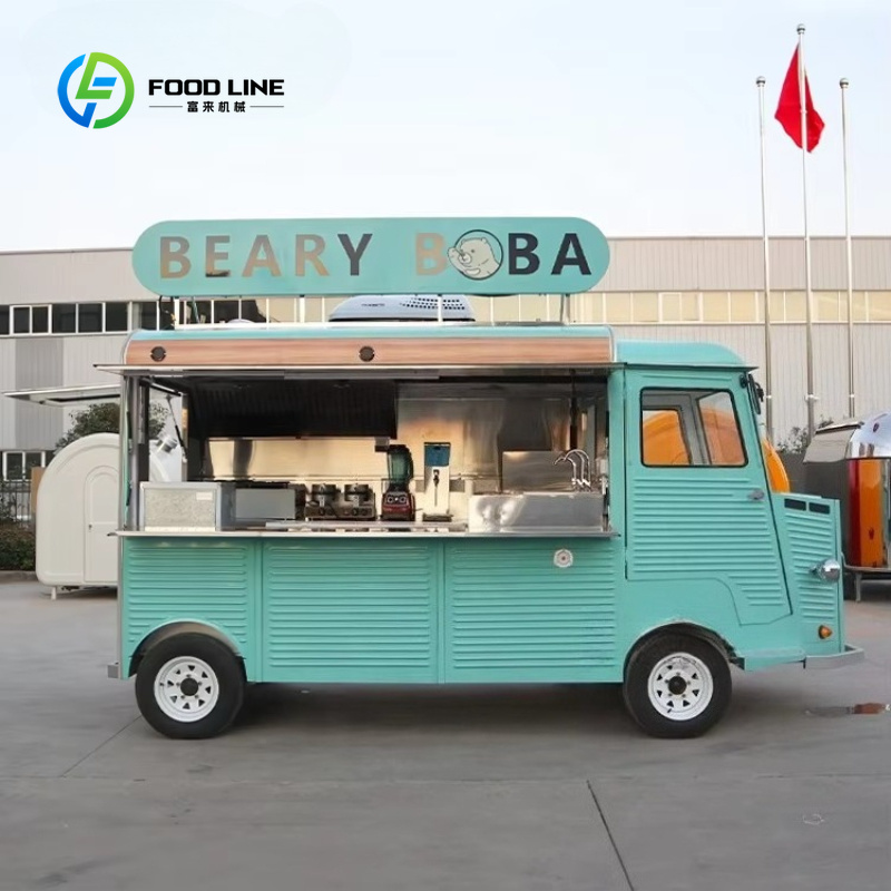 Elektrische retro mobiele food - Coffee Tea Boba recensie en prijs