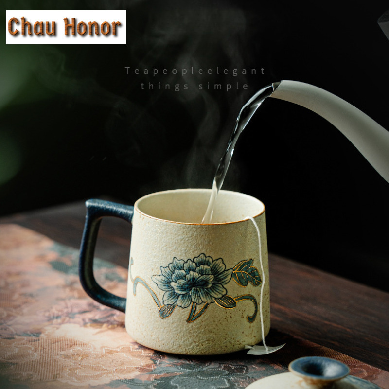 330ml Blauw En Wit Vuursteen R - Coffee Tea Drawing recensie en prijs