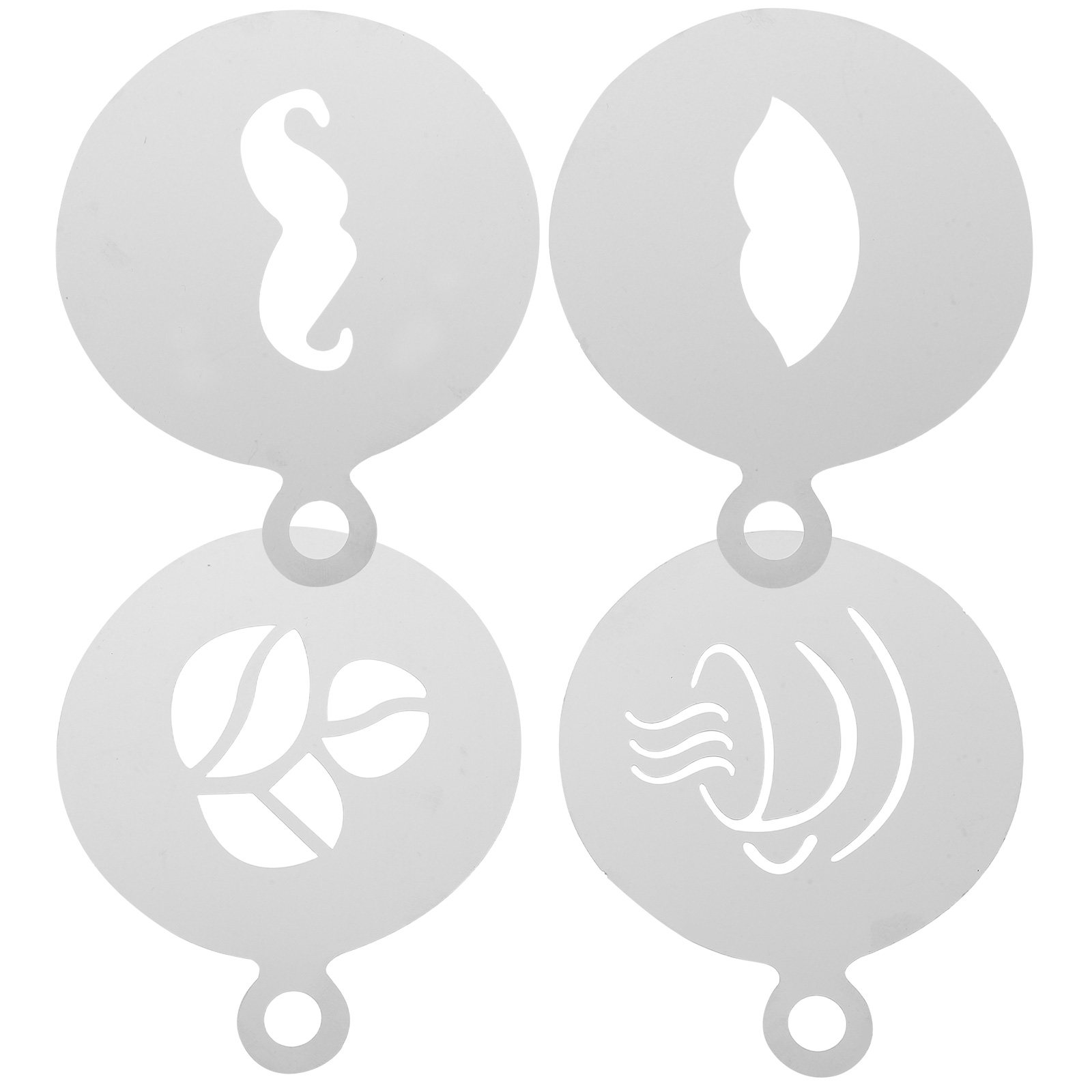 4 stuks koffie decoratie sjabl - Coffee Stencil Art recensie en prijs