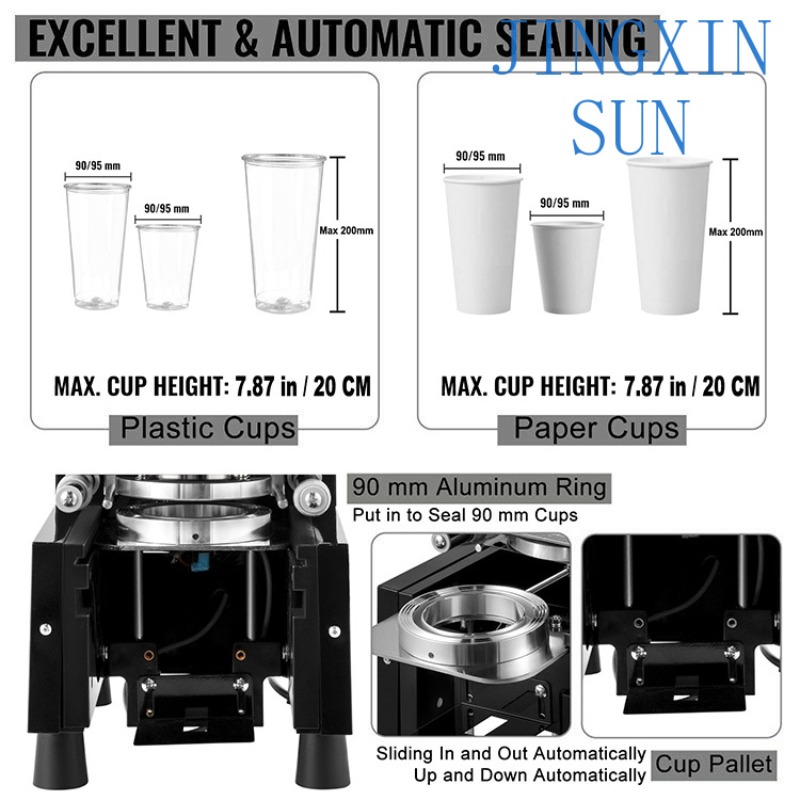 Hot-selling elektrische 95mm k - Coffee Tea Boba recensie en prijs