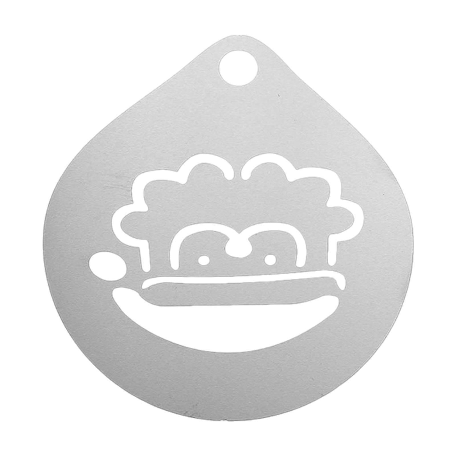 5x Schuim Latte Art Sjabloon,  - Coffee Stencil Art recensie en prijs