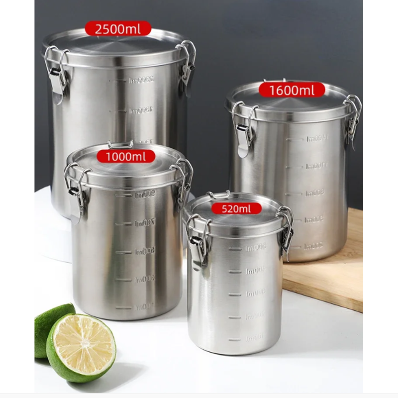 Luchtdichte roestvrijstalen ko - Coffee Tea Canister Set recensie en prijs