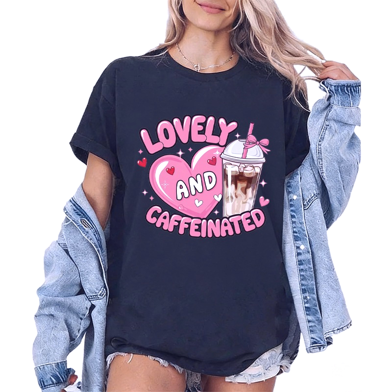 Grappig koffie-melkthee-shirt  - Coffee Tea Love recensie en prijs