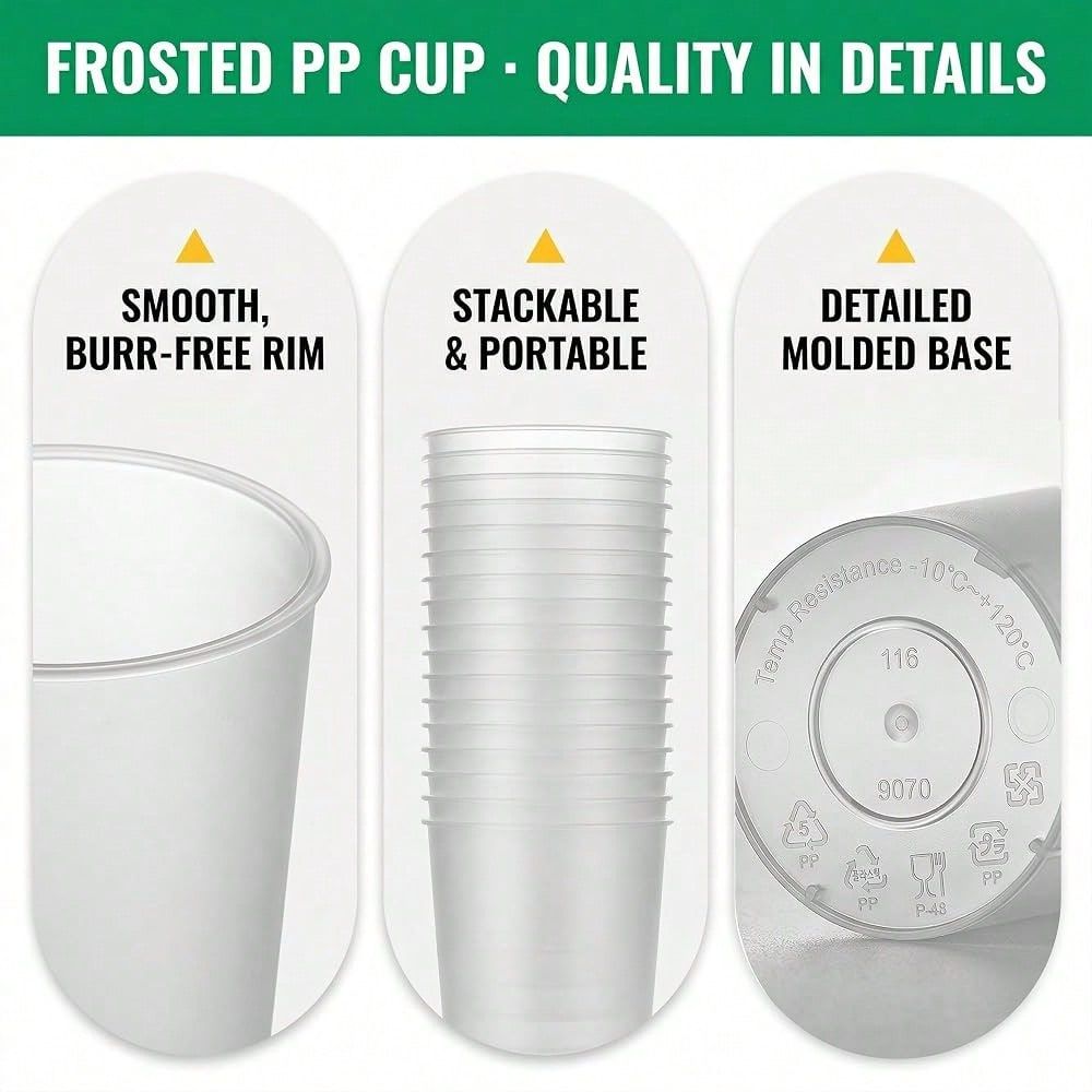 Matglazen harde plastic boba-t - Coffee Tea Boba recensie en prijs