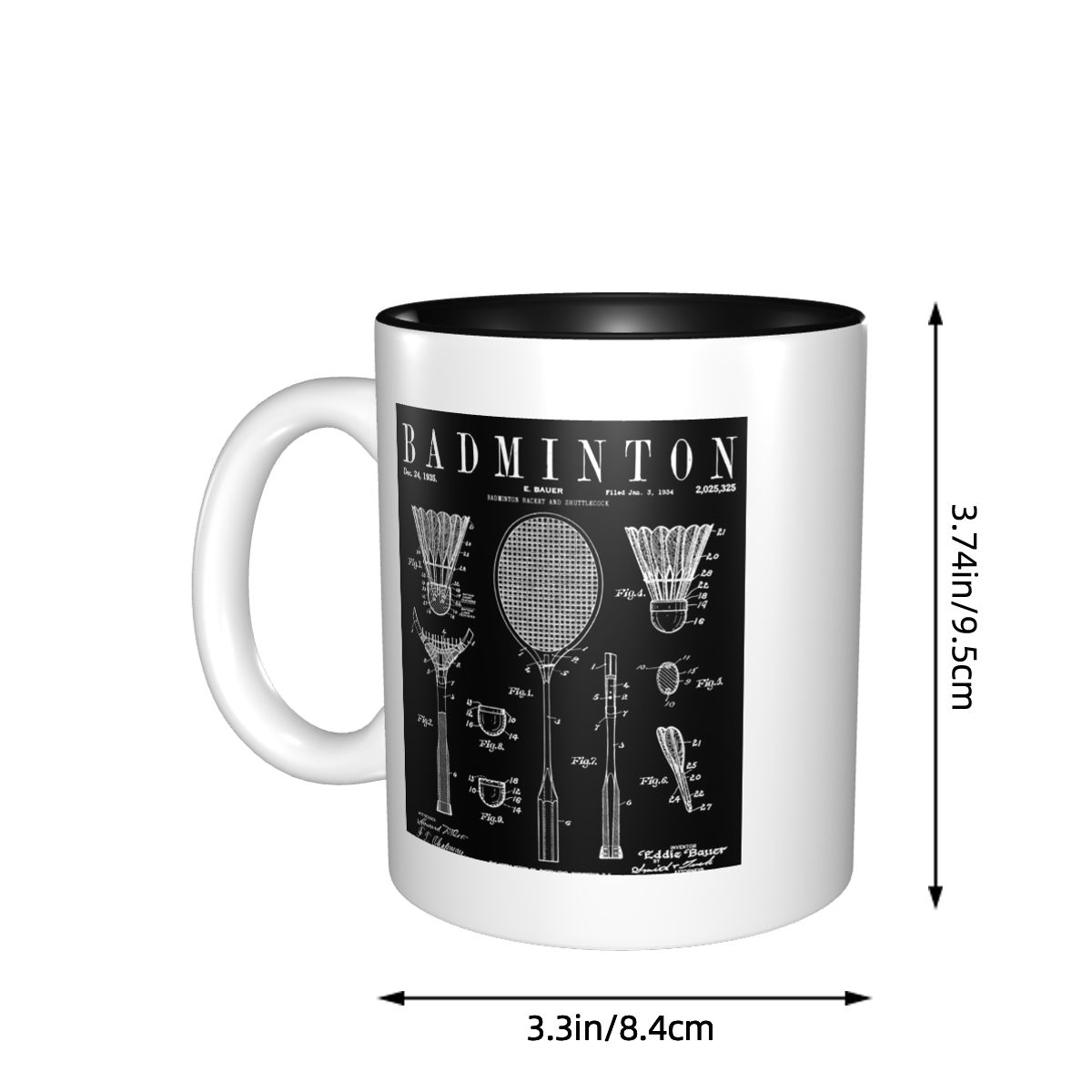 Badminton Oude Vintage Patent  - Coffee Tea Drawing recensie en prijs