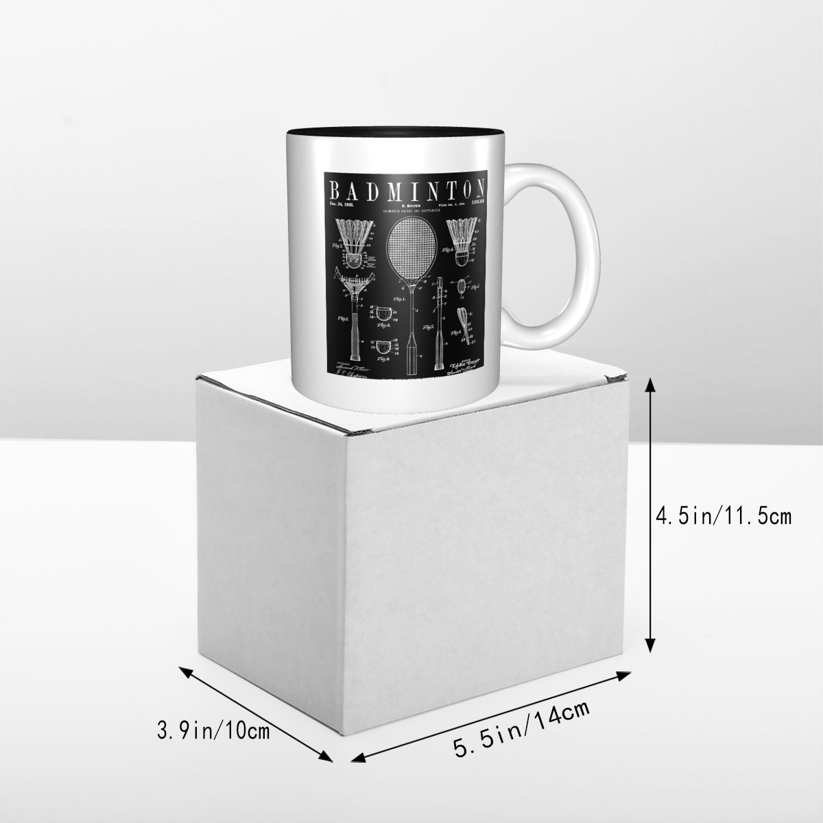 Badminton Oude Vintage Patent  - Coffee Tea Drawing recensie en prijs