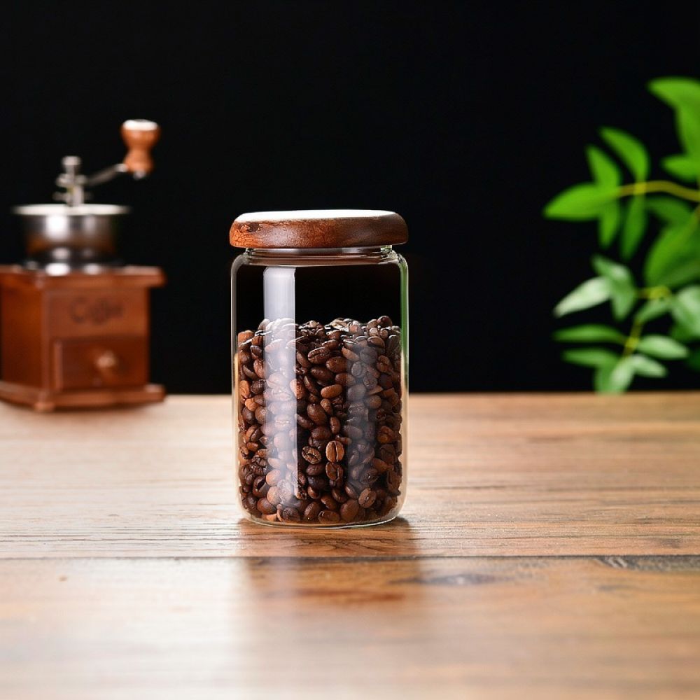Decoratieve glazen pot met dek - Coffee Tea Jar Set recensie en prijs