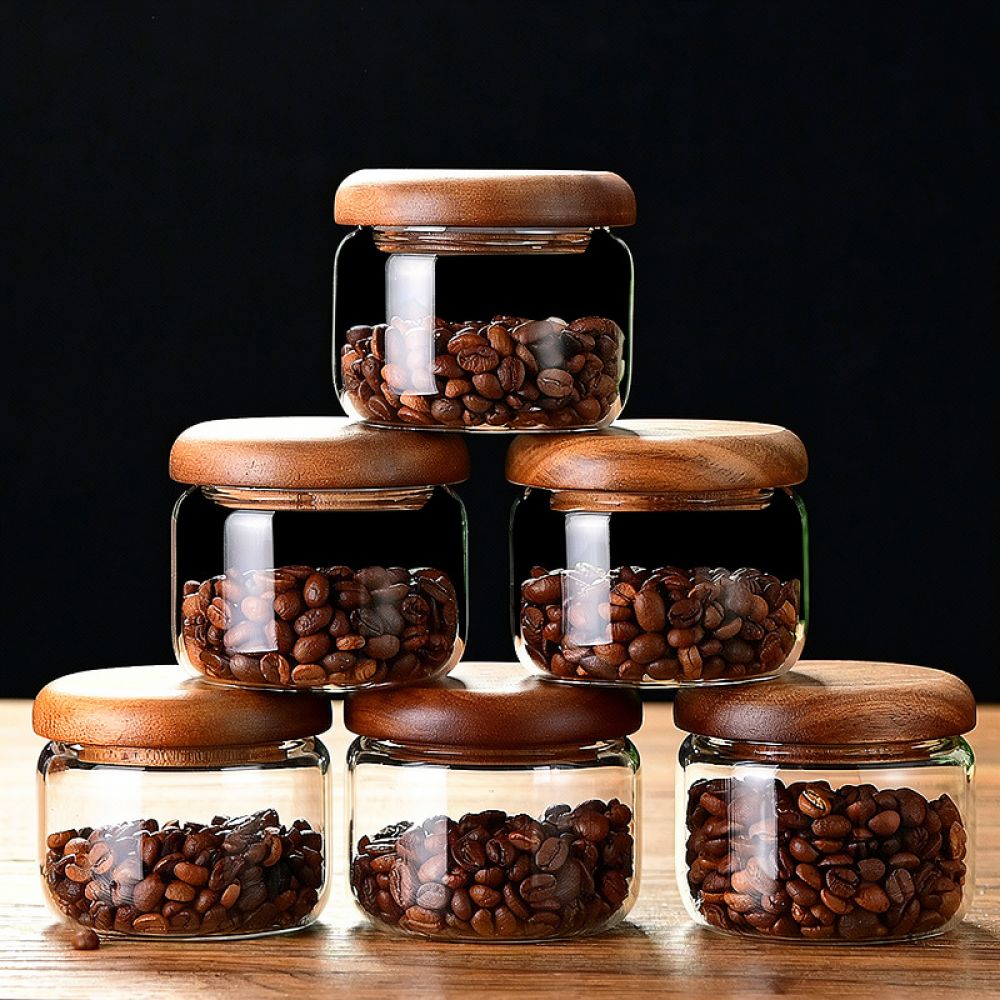 Decoratieve glazen pot met dek - Coffee Tea Jar Set recensie en prijs