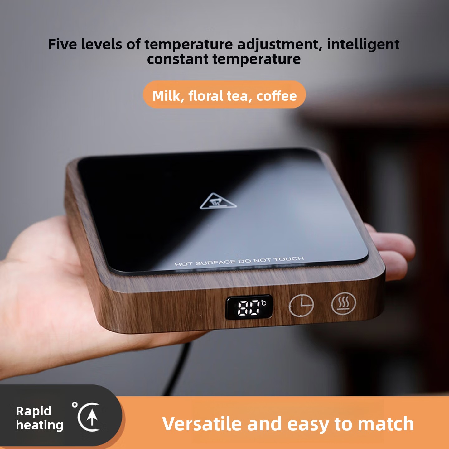 5-niveau mokverwarmer met inst - Coffee Tea Warmer recensie en prijs