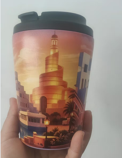 Koffiebeker met opdruk, thermo - Coffee Tea Picture recensie en prijs