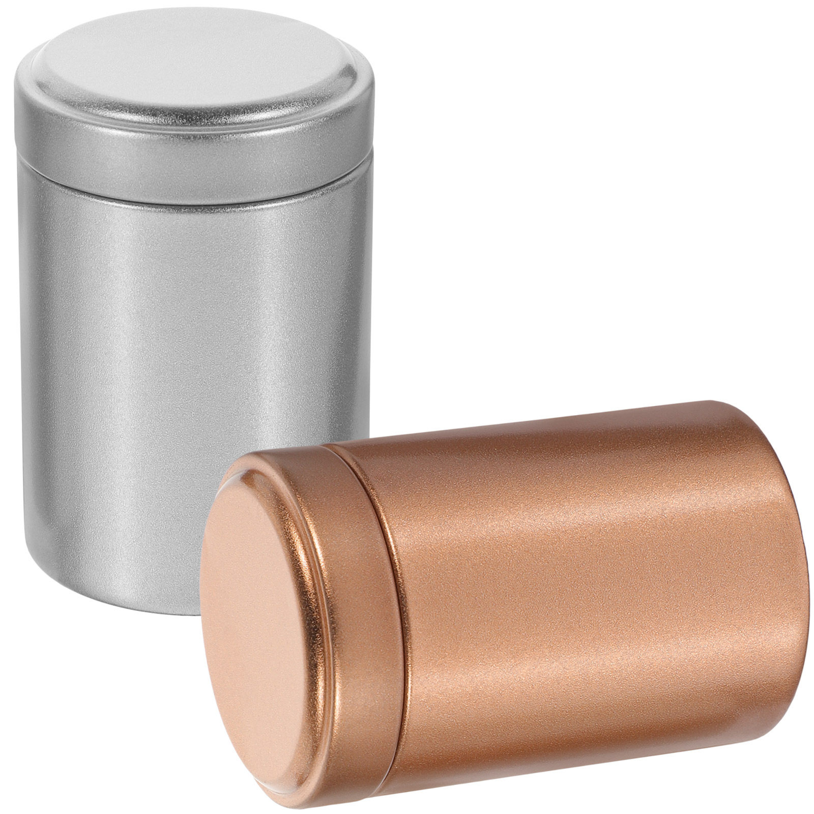 Set van 2 metalen theeblikjes, - Coffee Tea Canister Set recensie en prijs