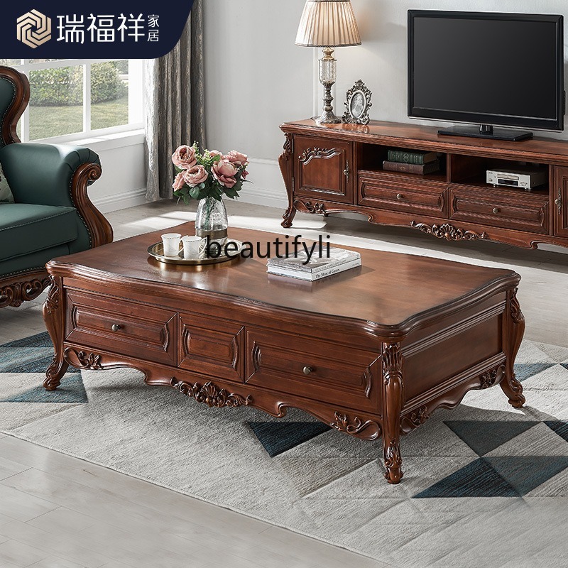 Volledig massief houten salont - Coffee Tea Drawing recensie en prijs