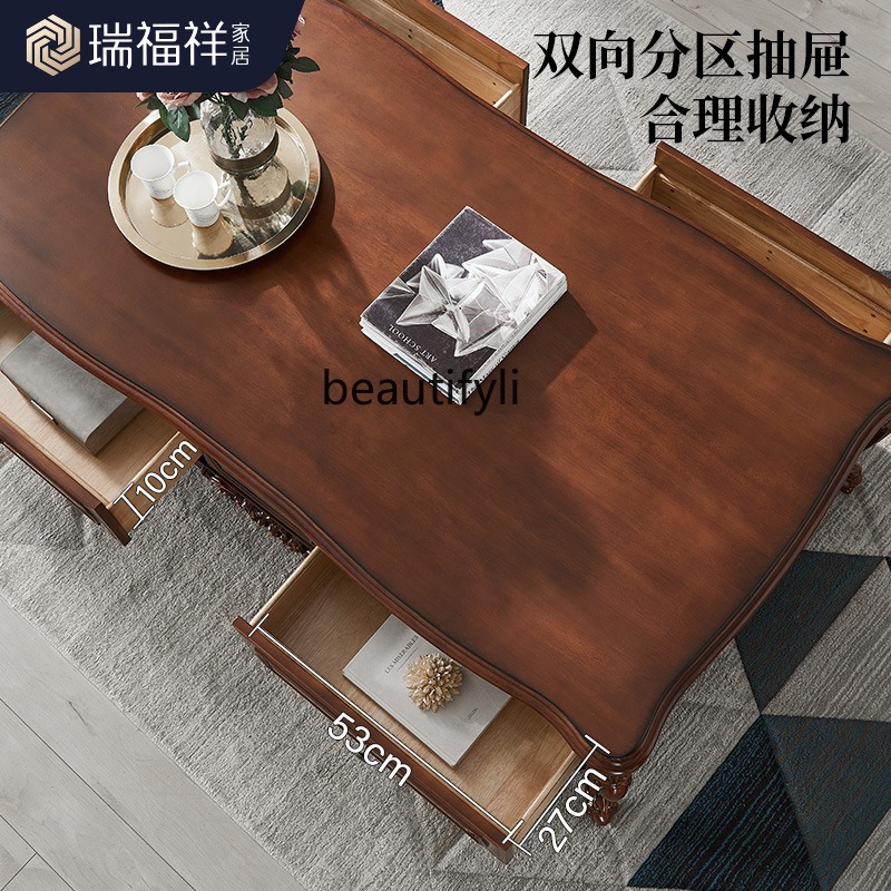 Volledig massief houten salont - Coffee Tea Drawing recensie en prijs