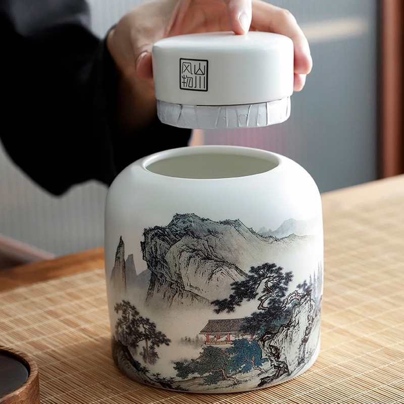 Chinese Landschap Theepot Met  - Coffee Tea Room recensie en prijs