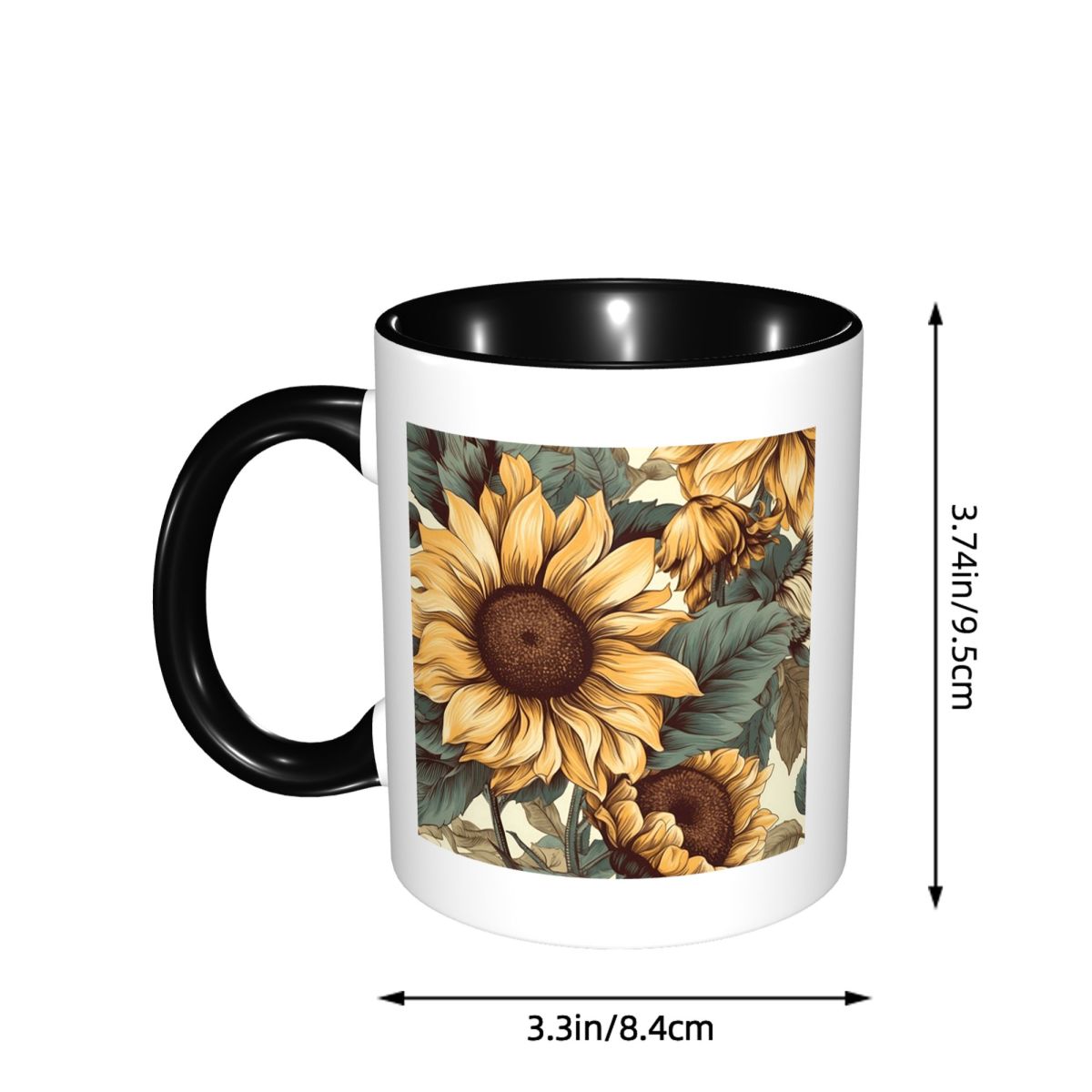 Gouden Zonnebloem Cluster Vint - Coffee Tea Drawing recensie en prijs