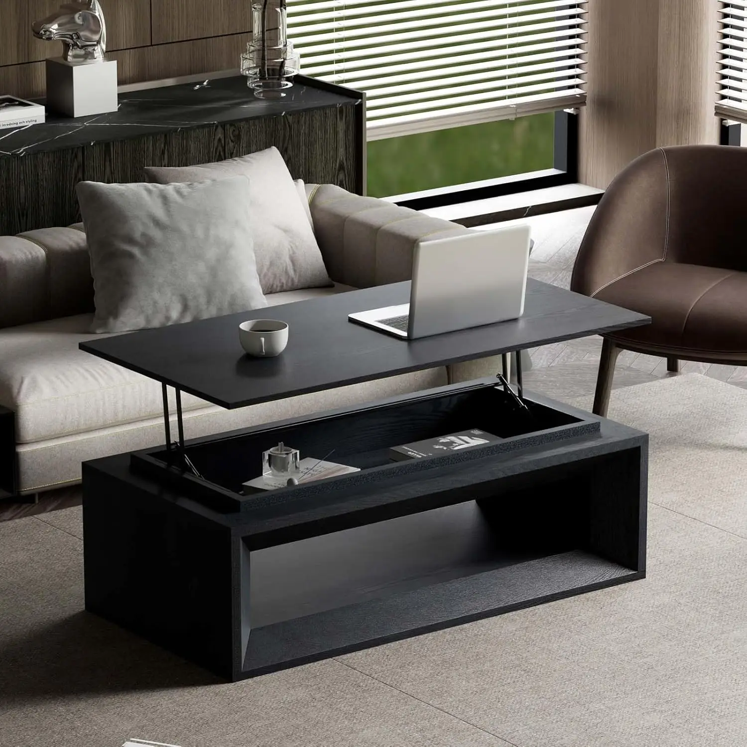 43,3'' rechthoekige salontafel - Coffee Or Tea Please recensie en prijs