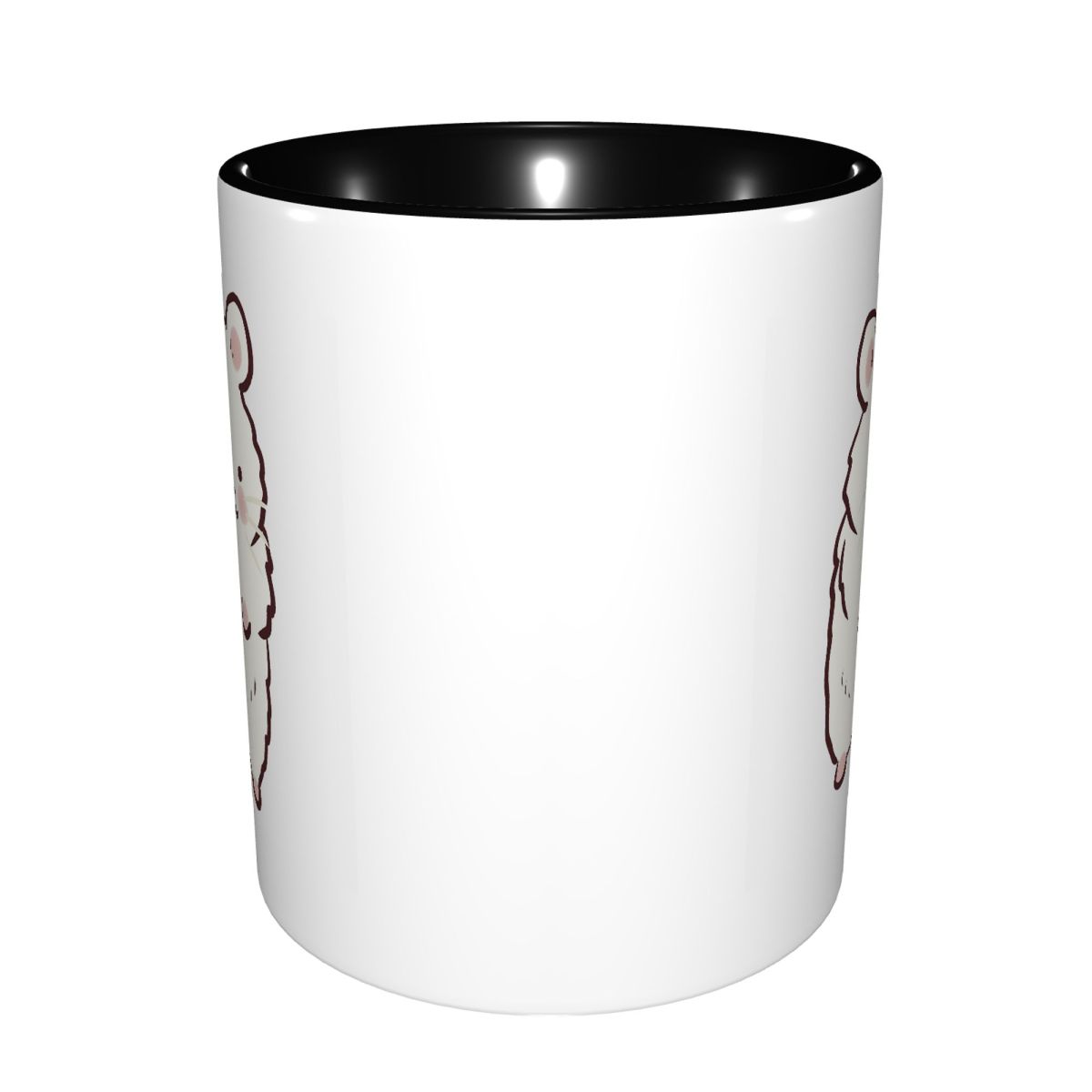 Leuke hamster tekening mok gra - Coffee Tea Drawing recensie en prijs