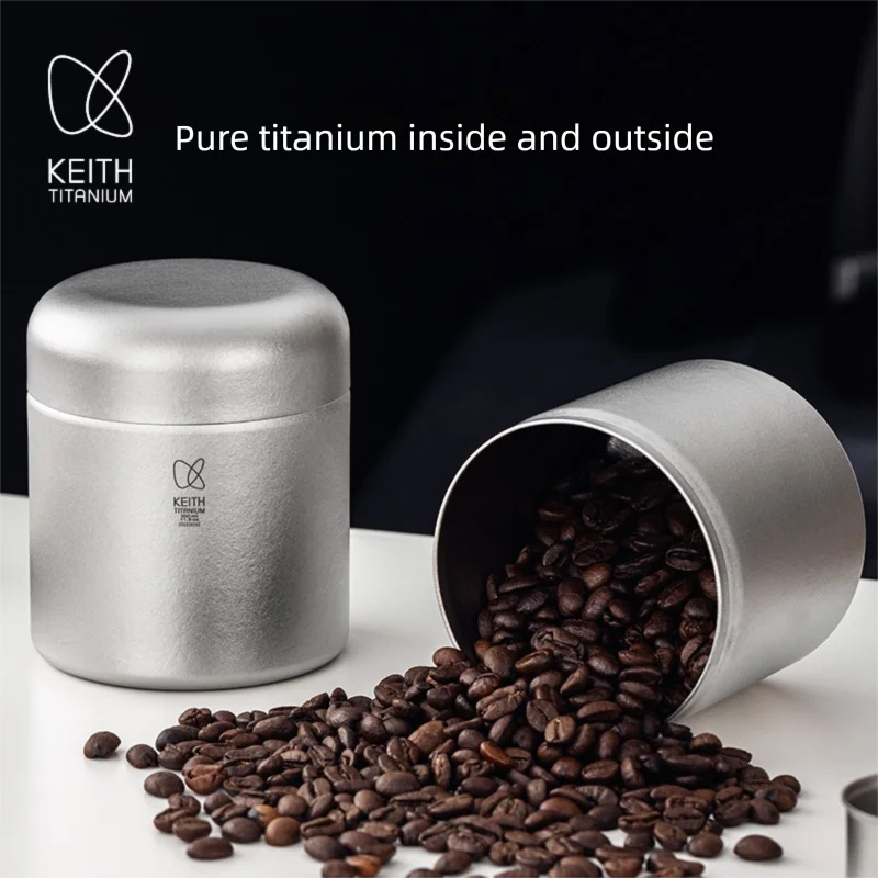 KEITH Pure Titanium Koffiebus  - Coffee Tea Canister Set recensie en prijs