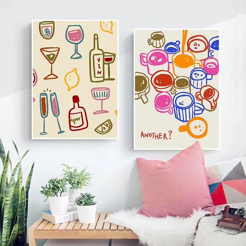 Abstracte Koffie Afternoontea  - Coffee Tea Picture recensie en prijs