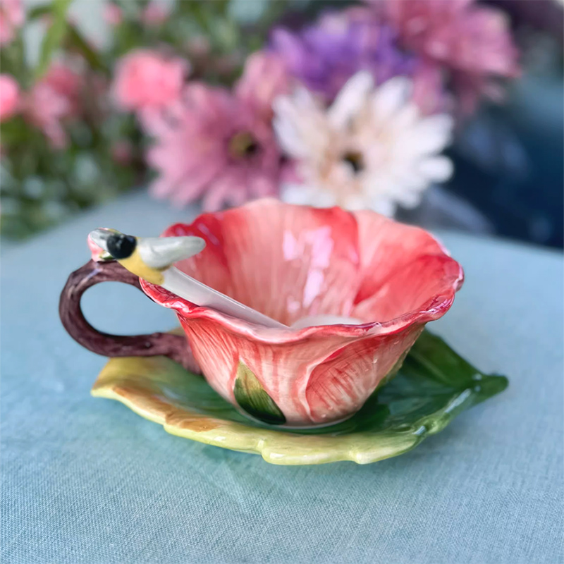 Keramische bloemenkoffiekop me - Coffee Or Tea Please recensie en prijs